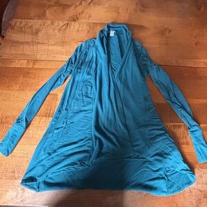 Athleta pranayama restore wrap lit teal color small